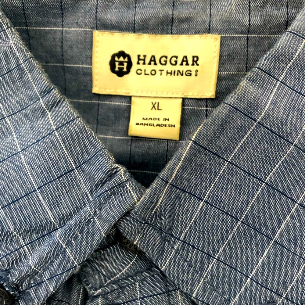 Blue Checkered Shirt Size XL